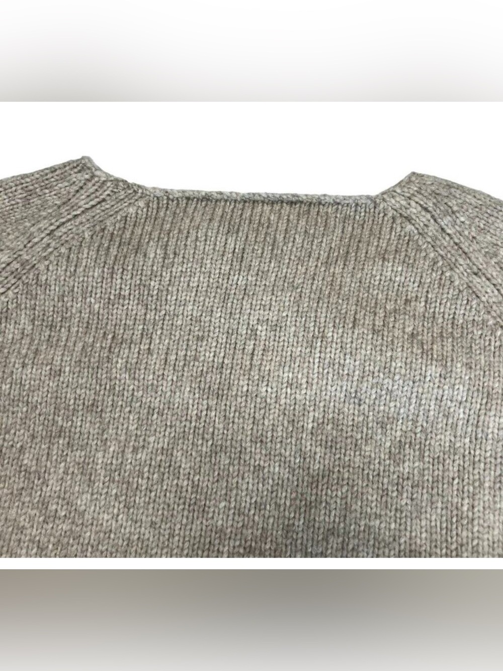 18-8 NILI LOTAN Wool Yak Blend Sweater Round Neck WOMENS L Beige Long Sleeve - Picture 13 of 15